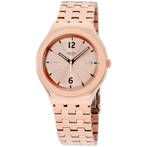 Swatch Irony Rosalina Rose Gold Stainless Steel Unisex Watch YGG408G